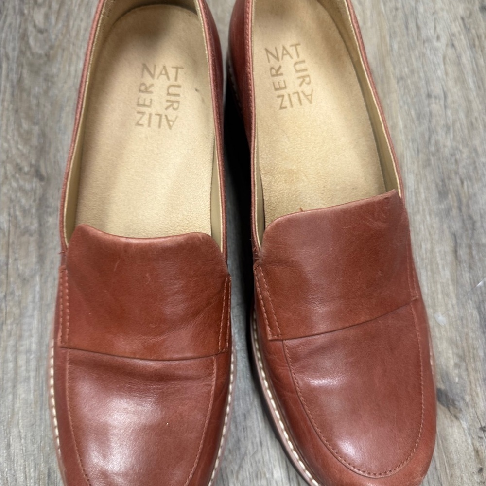 Naturalizer Brown Heel Loafers